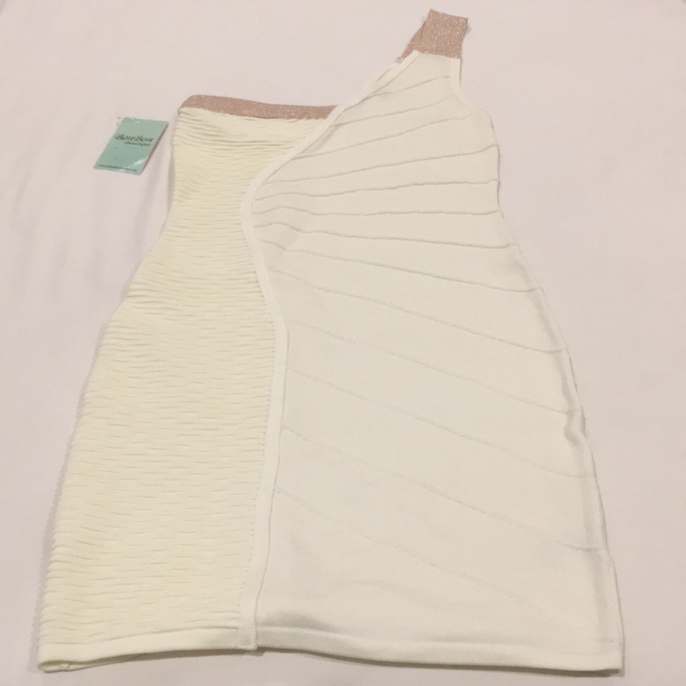 Sexy one shoulder mini dress